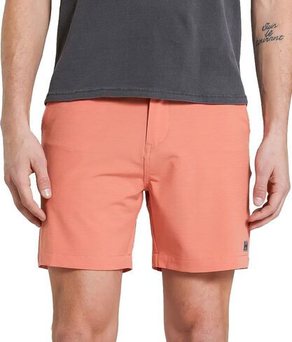 Billabong - شورت Crossfire 17 غاطس للرجال، اللون سلمون، المقاس: 34 in Kuwait