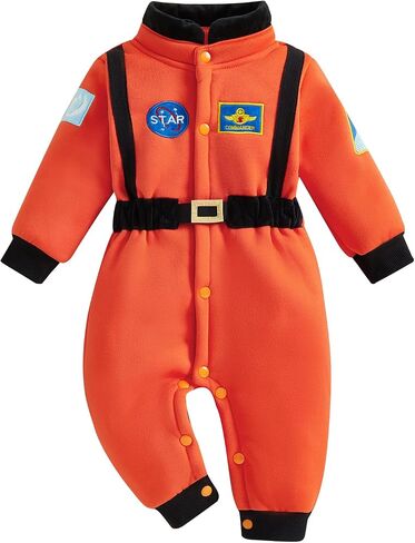 Baby Astronaut Outfits Toddler Boy Girl Astronaut Costume Space Suit Romper Cosplay Party Jumpsuit Halloween Clothes in Kuwait