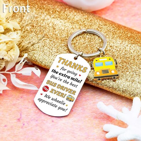 Bus Driver Appreciation Gifts For Men Women School Bus Driver Keychain Thank You Gifts For Back To School College First Day Of Schools End Of Year Christmas Birthday Gift Jewelry in Kuwait
