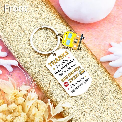 Bus Driver Appreciation Gifts For Men Women School Bus Driver Keychain Thank You Gifts For Back To School College First Day Of Schools End Of Year Christmas Birthday Gift Jewelry in Kuwait