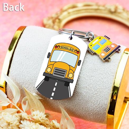 Bus Driver Appreciation Gifts For Men Women School Bus Driver Keychain Thank You Gifts For Back To School College First Day Of Schools End Of Year Christmas Birthday Gift Jewelry in Kuwait