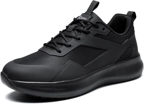 Moodeng Men's Non Slip Kitchen Work Shoes Lightweight Waterproof Food Service Sneakers Oil Resistant Chef Shoe for Restaurant in Saudi Arabia