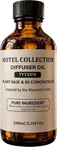 Hotel Diffuser Oil Inspired by Tokyo Peninsula – Fragrance & Essential Oil Blend for Waterless & Cold Air Diffusers – Sansho, Lemon, Sandal – Long-Lasting Aroma – Aromatherapy – 4 Fl Oz Glass Bottle in Saudi Arabia
