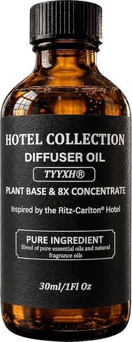 Hotel Diffuser Oil Inspired by Tokyo Peninsula – Fragrance & Essential Oil Blend for Waterless & Cold Air Diffusers – Sansho, Lemon, Sandal – Long-Lasting Aroma – Aromatherapy – 4 Fl Oz Glass Bottle in Saudi Arabia