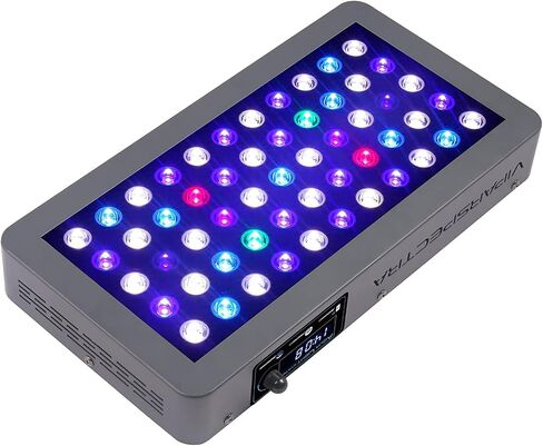 VIPARSPECTRA التحكم في الموقت عكس الضوء 165 واط LED حوض السمك ضوء الطيف الكامل لنمو الشعاب المرجانية البحرية خزان الأسماك LPS/SPS in Kuwait