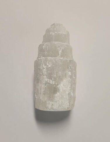 Selenite Tower / 4'' Tall / 1pc / Crystals and Healing Stones, Spiritual Gifts, Reiki, Chakra, Yoga, Meditation Accessories/Torre de Selenita in Kuwait