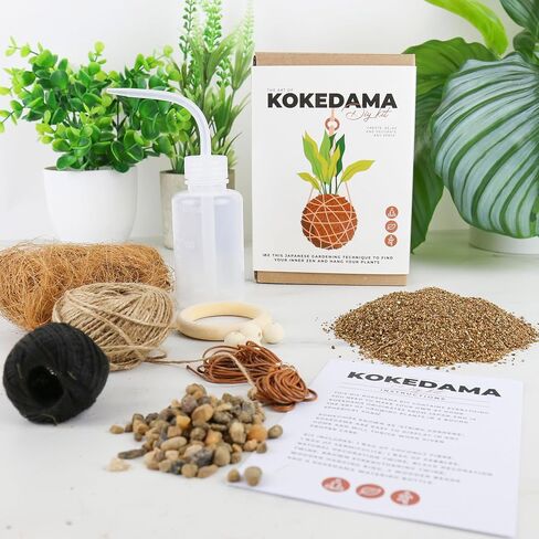 مجموعة Gift Republic The Art of Kokedama-DIY، متعددة الألوان، مقاس واحد in Kuwait