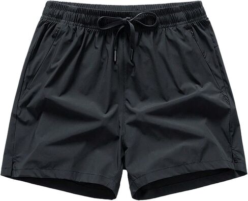 SOLY HUX Men's Athletic Shorts Drawstring Elastic Waist Running Workout Gym Shorts with Pockets in Kuwait