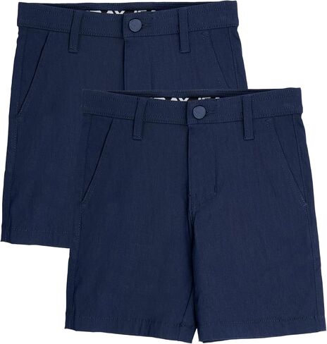 X RAY 2 Pack Boys (2T - 18) Regular Fit Stretch Chino Golf Short, Kids Flat Front Casual Dress Shorts in Saudi Arabia