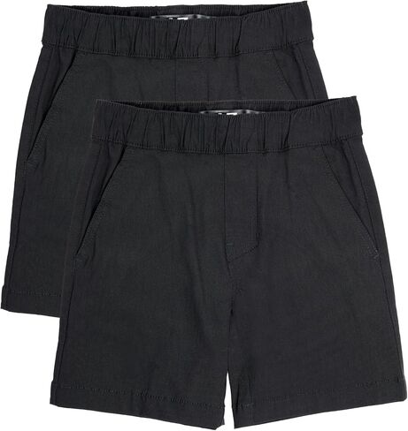 X RAY 2 Pack Boys (2T - 18) Regular Fit Stretch Chino Golf Short, Kids Flat Front Casual Dress Shorts in Saudi Arabia