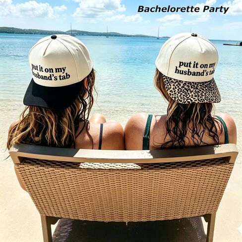 Put It On My Husband's Tab Funny Trucker Hats Women Vintage Adjustable Baseball Cap Embroidery Fashion Trucker Hat in Saudi Arabia