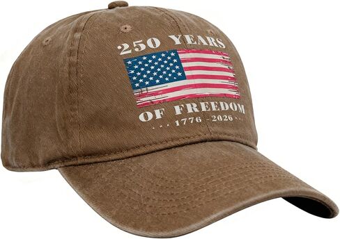 USA 250th Anniversary Hat, Adjustable Baseball Cap,Statue of Liberty Freedom, 1776-2026 Gift for Independence Day in Saudi Arabia