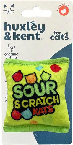 Huxley & Kent H&K Cat Toy | Pizza | Plush Cat Toy with Catnip Inside | Funny Realistic Cat Gift | Fun, Durable, and Safe Cat Toys in Kuwait