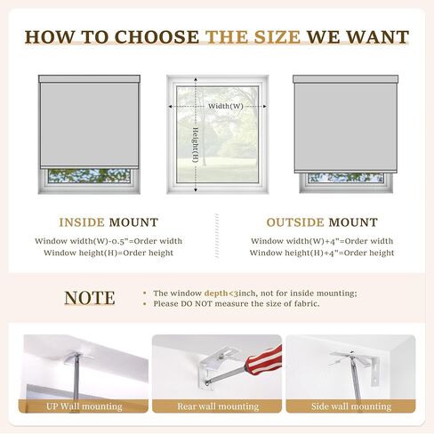 Grandekor Cordless Roller Shades for Windows, Blackout Blinds Room Darkening Pull Down Shades with Free-Stop System, Thermal Insulated UV Protection for Home Office,White 34"x72" in Saudi Arabia