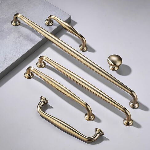 SAILING 10 Pack Cabinet Handles-5"/128mm Screw Spacing Champagne Bronze Furniture Hardware Handles for Kitchen Cabinets Bedroom Dresser Wardrobe Cabinet Pulls in Saudi Arabia