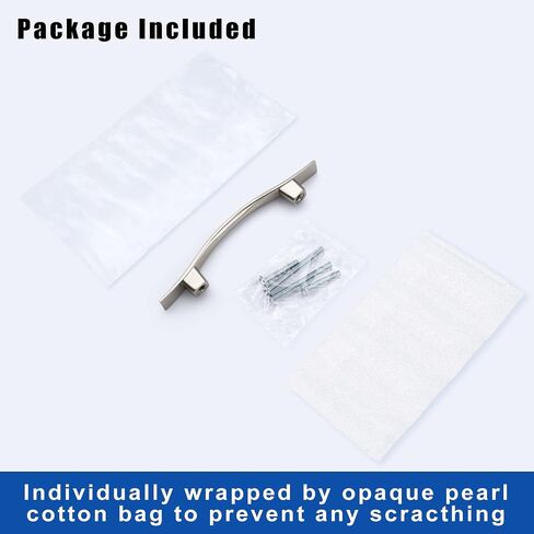 KNOBWELL 30 Pack 3 inch Cabinet Handles Brushed Nickel, Silver Drawer Pulls Vintage Cabinet Door Handles for Cupboard Vanity Closet, 4-3/4" Overall Length in Saudi Arabia