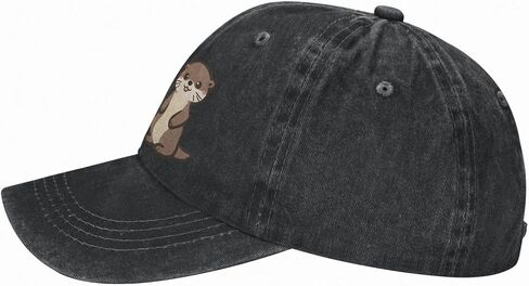 Baseball Cap Cute Otters Printed, Birthday Gift, One Size Fits Most in Kuwait