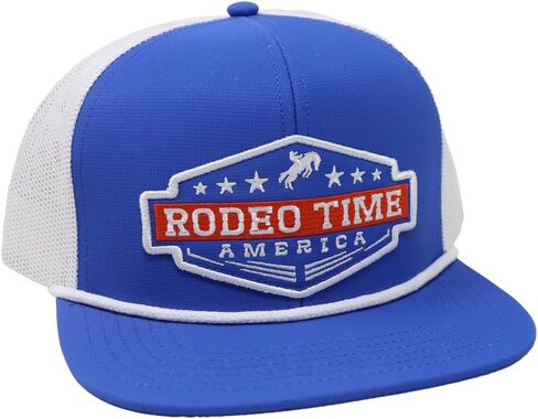 Rodeo Time Dale Brisby Patriot Rope Cap Adjustable Snapback Hat Blue/White in Saudi Arabia