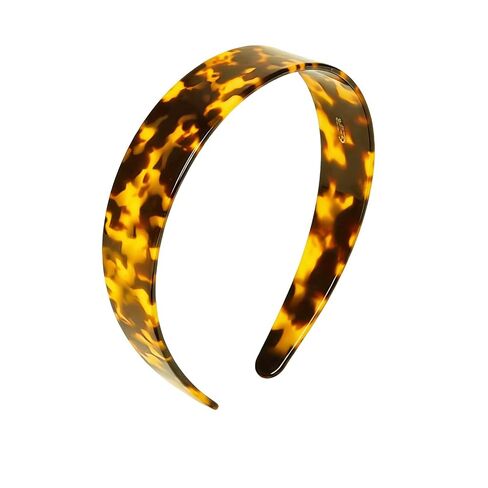 Tortoise Shell Headband for Women, Wide Headbands with Teeth Acetate Resin Hair Bands, Non Slip No Headache Hairband for Women's Hair, Classic Tortoise Headband for Daily Wear (Tortoise) in Kuwait