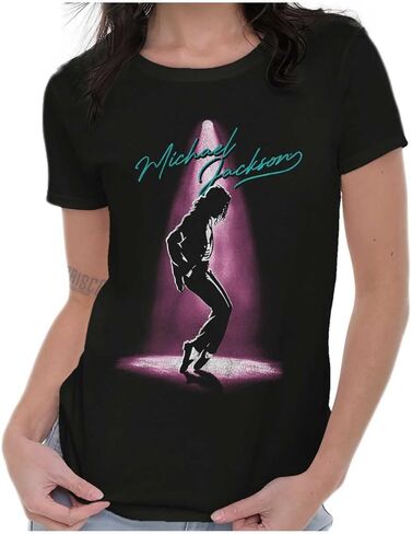 Michael Jackson Toe Stand Dance Womens Slim Fit Graphic Tee in Kuwait