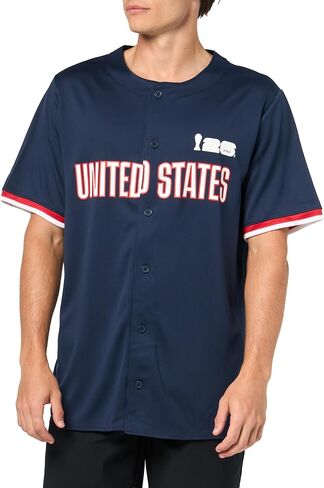 Outerstuff FIFA World Cup 2026 Mens Short Sleeve Button Front Baseball Jersey in Saudi Arabia