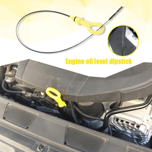 55201 Magnetic Oil Dipstick for Inverter Generators, Silver Aluminum Magnetic Oil Dipstick with M18-2.5 Threading, Oil Dipstick Dip Stick Compatible with Wen/Predator/Yamaha in Kuwait