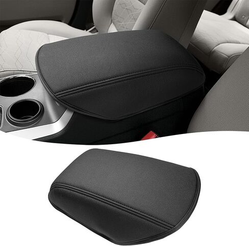 Center Console Cover for Ford Explorer Accessories 2011-2019, PU Leather Milddle Console Protector Armrest Cover, Anti-Scratch, Black in Kuwait