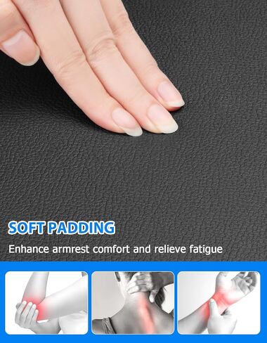 Center Console Cover for Ford Explorer Accessories 2011-2019, PU Leather Milddle Console Protector Armrest Cover, Anti-Scratch, Black in Kuwait