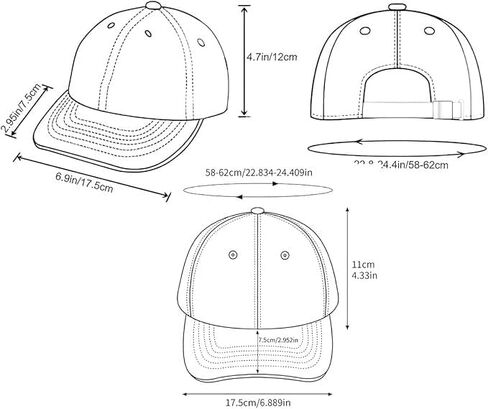 Vintage Washed IDK IDC & IDGAF Embroidered Baseball Cap - Adjustable Breathable Cotton Funny Attitude Hat for Men & Women, Casual Dad Hat for Outdoor & Daily Wear Black in Kuwait