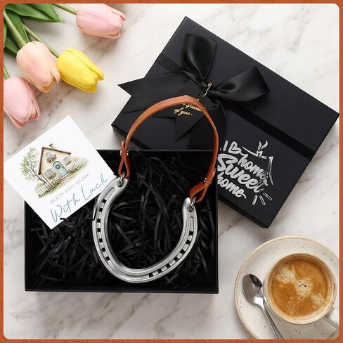 مجموعات هدايا ديكور الحائط من Yerliker Lucky Horseshoe، زينة حدوة حصان ريفية، هدية الترحيب بالمنزل الجديد لعيد الميلاد والتخرج وحفلات الزفاف الغربية in Kuwait