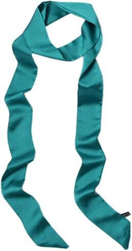 Sash Belt for Dress Women Hair Ribbon Scarf Long Skinny Satin Belt Sash Solid Necktie Neck Scarf Handbag Wrap ZWJ01 in Saudi Arabia