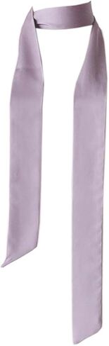 Sash Belt for Dress Women Hair Ribbon Scarf Long Skinny Satin Belt Sash Solid Necktie Neck Scarf Handbag Wrap ZWJ01 in Saudi Arabia