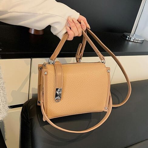 PU Leather Bags Trendy Tote Casual Shoulder Purses for Women Work Travel in Saudi Arabia