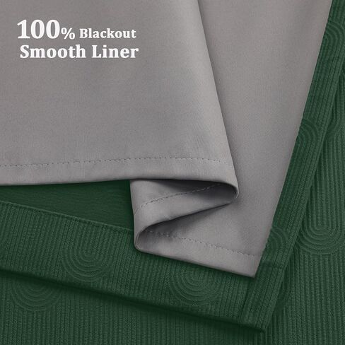 Dark Green Boho Blackout Curtains 84 Inch Long Green Curtains for Living Room 2 Panels Vintage Farmhouse Mid Century Rustic Black Out Drapes Rustic Patterned Western Christmas Curtains in Saudi Arabia
