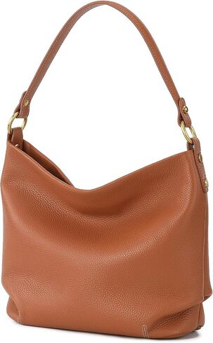 Genuine Leather Hobo Bag for Women, Shoulder Purse with Adjustable Strap, Large Slouchy Crossbody Handbag in Saudi Arabia