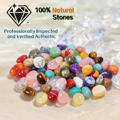Natural Bulk Amazonite Polished Tumbled Stones, 0.6"-0.8" Crystals and Healing Stones Small Rocks Premium Gemstones for Reiki, Chakra, Meditation, Home Decor, Crafts & Collection in Saudi Arabia