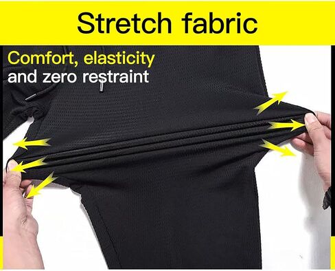 Trendy Workout Gym Running Shorts for Men Ice Silk Fitness Stretchy Soft Yoga Pant Mesh Breathable Sweatpants in Saudi Arabia
