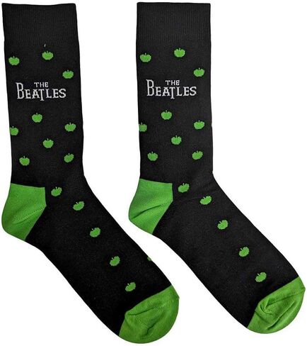 The Beatles Drop T Band Logo And Apples Ankle Socks Size One Size in Kuwait