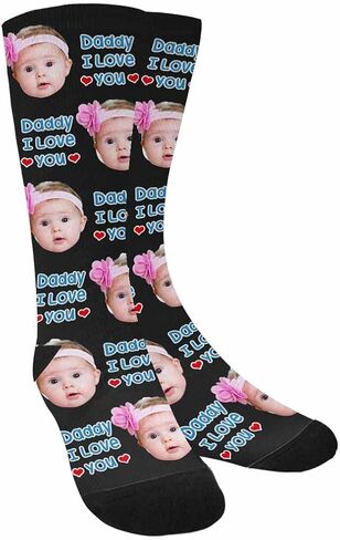 Custom Fathers Day Socks With Faces Custom Face Socks Personalized Gifts For Dad Mom Funny Customized Gifts in Kuwait