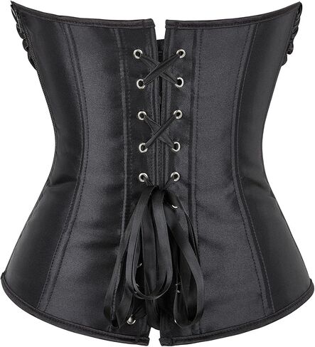 Zhitunemi Renaissance Corset Halloween Costumes: Strapless Women Corset Lingerie - Medieval Fairs for Vintage Lovers in Saudi Arabia