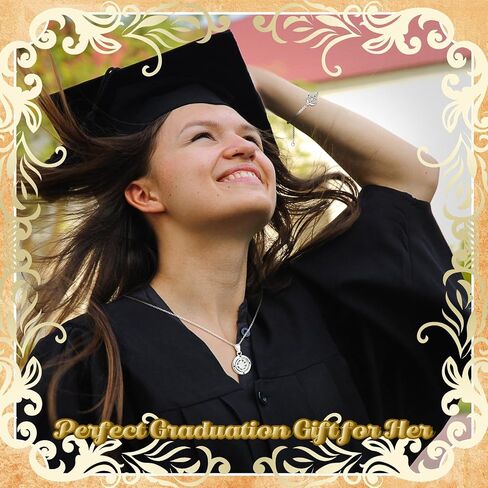 Huquary Graduation Gifts for 2026 Class of 2026 Graduation Gifts Rotate Compass Bracelet Necklace Set for Women Her Him in Kuwait