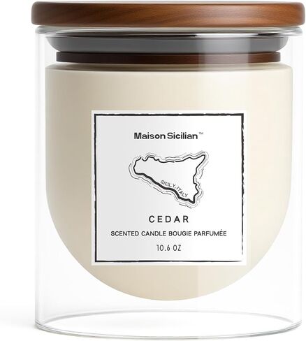 Tomato Leaf Candle by Maison Sicilian | Inspired by Tomato Leaves – Authentic Tomato Vine Scent, Fresh Green & Earthy Notes, Hand-Poured Soy Wax, 65 Hour Burn | Garden-Inspired for Plant Lovers in Saudi Arabia