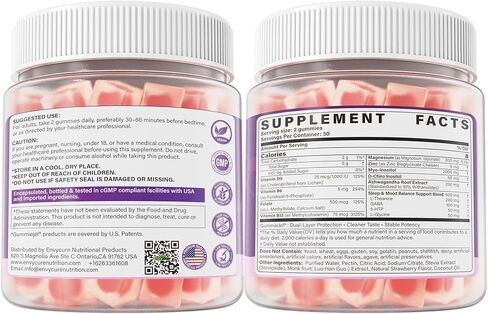 Myo-Inositol & D-Chiro Inositol Gummies for Women & Glp-1 Users – 40:1 Ratio with Magnesium, Ashwagandha, Vitamin B6 B12 & Methylfolate – Hormone Balance, Mood, Calm, Sleep & Metabolic,Sugar Free,60ct in Saudi Arabia