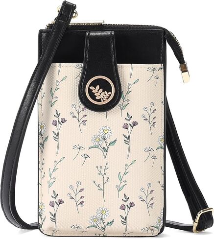 GAEKEAO Small Crossbody Bags for Women Leather Cell Phone Purse Bag Wallet with RFID Blocking Credit Card Slots in Saudi Arabia