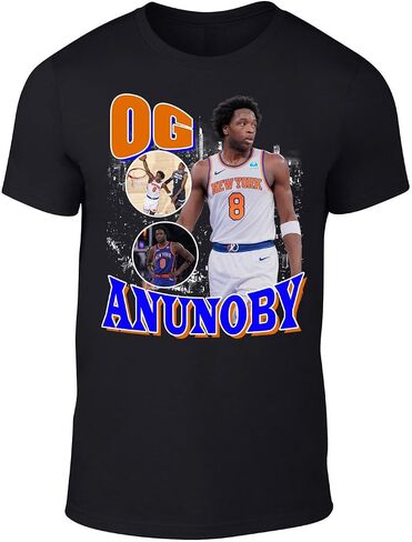 New York OG Anunoby Bootleg Style Throwback Style T-Shirt Men's Adult in Saudi Arabia