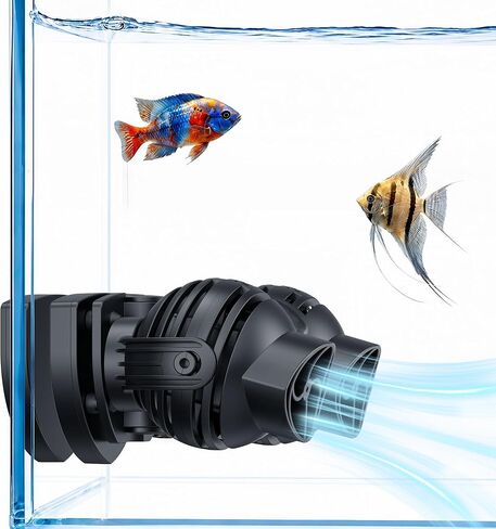 FREESEA Aquarium Powerhead Wave Maker: مضخة Wavemaker بدوران 1050 GPH - رأس طاقة قابل للتعديل 360 درجة مع شفط مغناطيسي لخزان الأسماك سعة 1-55 جالون | مياه مالحة | مياه عذبة in Kuwait