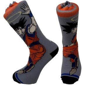 Dragonball Z Mens Calf Socks Size 6.5-11.5 in Saudi Arabia