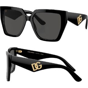 DOLCE & GABBANA DG4438 Square DG Crossed Logo Sunglasses with Luxury Eyewear Kit in Kuwait
