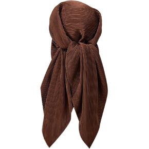 SweatyRocks Women's Large Square Satin Head Scarf Textured Hair Bandana Fashion Hair Scarfs in Saudi Arabia