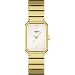 Tissot SRV 30mm, Swiss Quartz Watch for Women, Stainless Steel Case, White Mother of Pearl Dial, T1601103311300 in Saudi Arabia